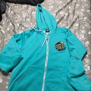 Santa Cruz Zip up hoodie